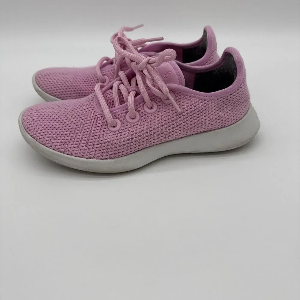 Allbirds Women’s Tree Dasher Tennis Shoes Trainers Size 7 Pink